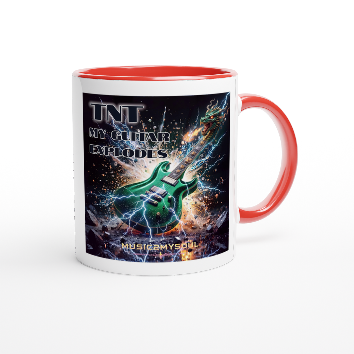 TNT My Guitar Explodes - Ceramic Mug