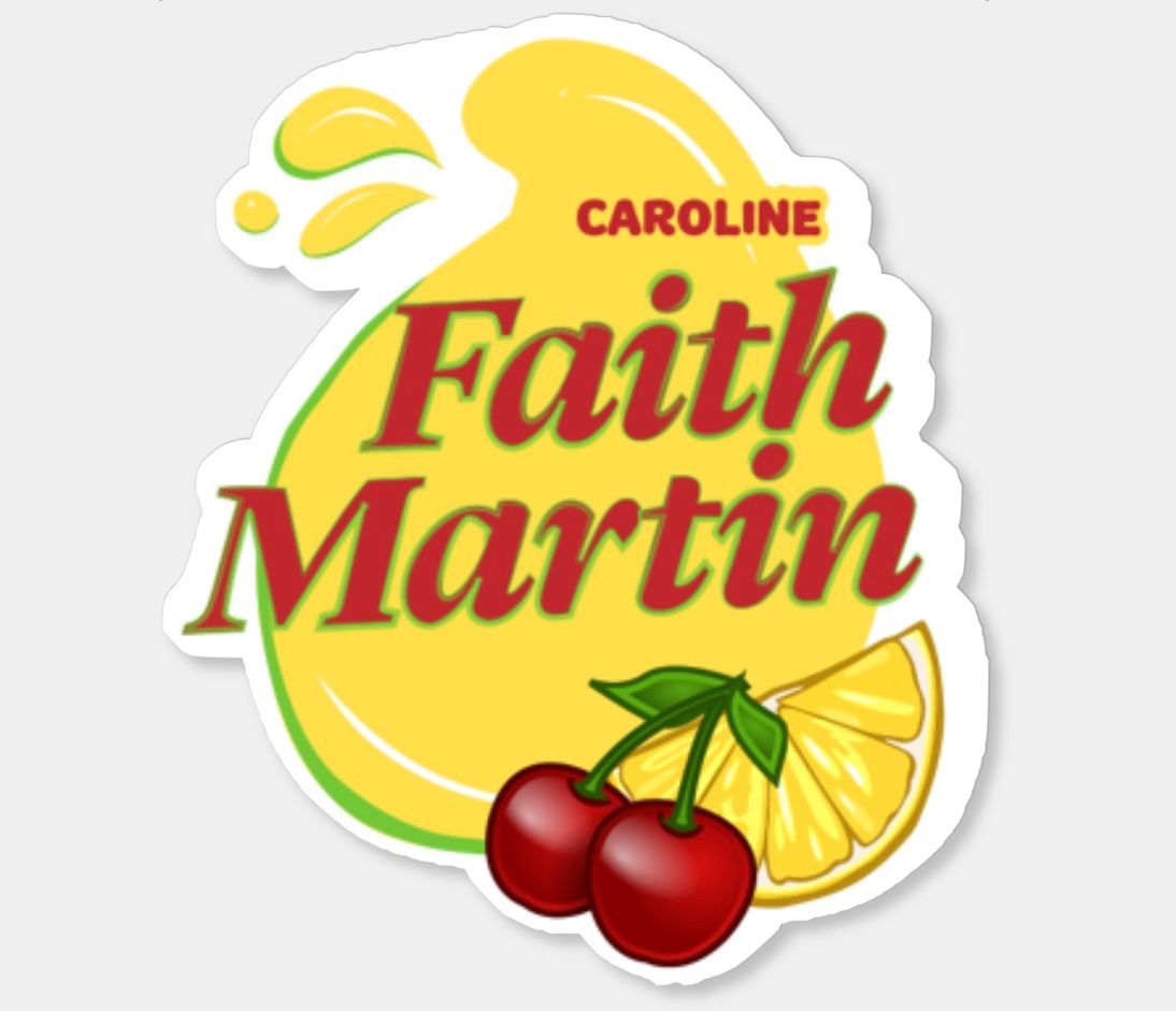 Cherry Lemon "Caroline" Sticker