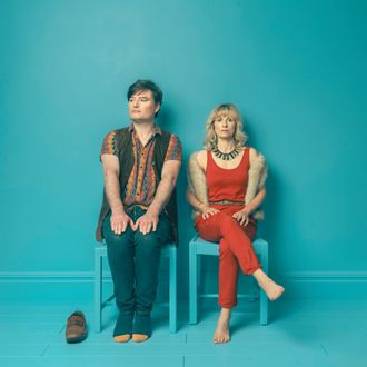 Image of The Duffins. Husband and wife rock duo from Glasgow, Scotland.