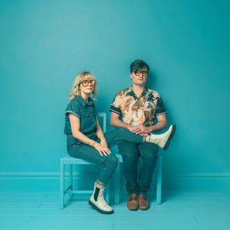 Image of The Duffins. Husband and wife rock duo from Glasgow, Scotland.