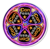 1-3/4" Neon Lotus Pin