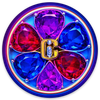 NEON LOTUS BLING MAGNET