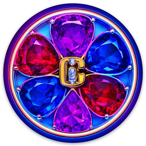 NEON LOTUS BLING MAGNET