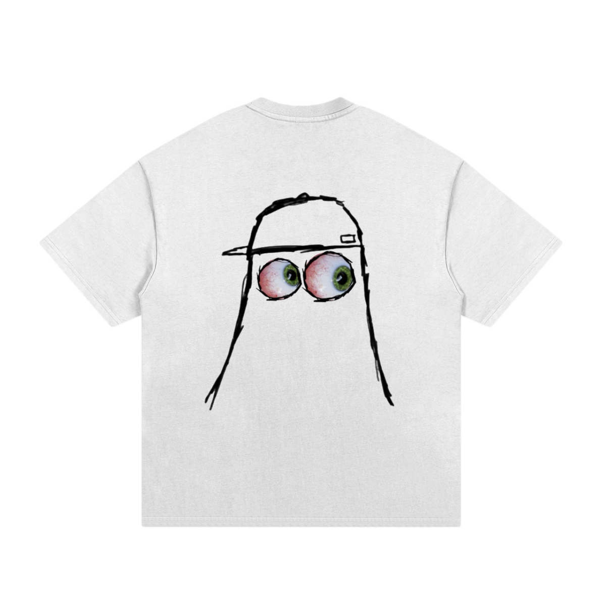 SBK x Shaka wear drop shoulder baggy eyeball T