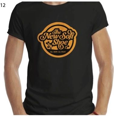 Black/yellow The New Soft Shoe t-shirt