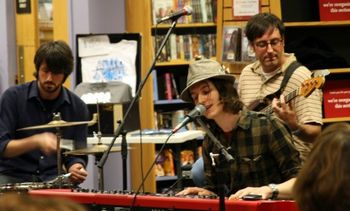 With the Eureka Birds and Adam Taylor. Border's Books, York PA.
