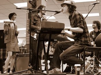 With the Eureka Birds and Adam Taylor. Border's Books, York PA.
