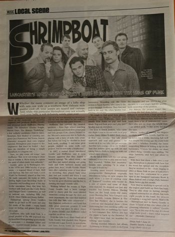 Write up of Shrimpboat. Lancaster PA.
