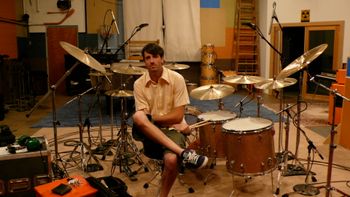 At Right Coast Recording, tracking music for Tim Stretton. Columbia PA.
