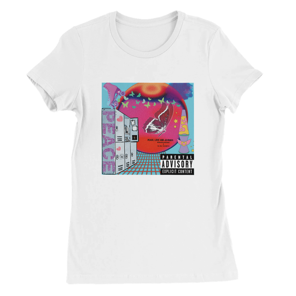 Peace Love and Joyrides - Women’s Cut T-Shirt
