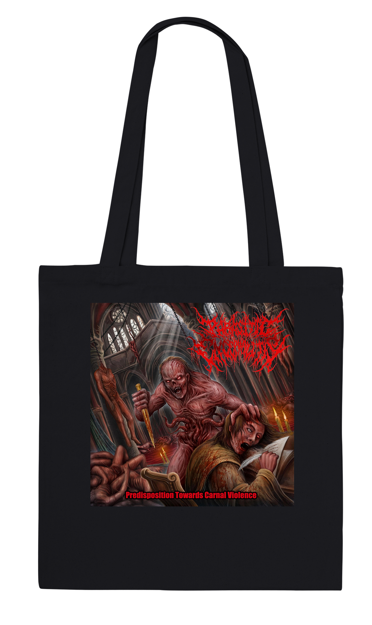 Predisposition Towards Carnal Violence - Tote bag