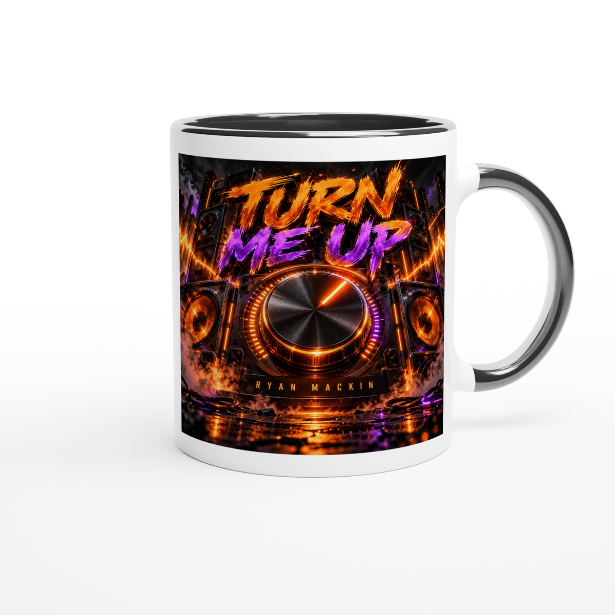 Turn Me Up - Ceramic Mug