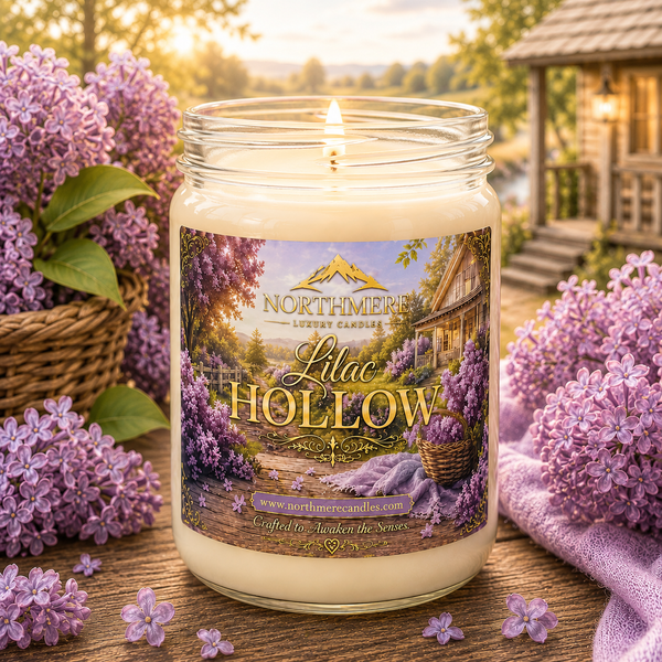 Lilac Hollow 10oz Mason Jar Candle