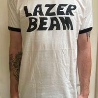 White / Black Ringer T Shirt