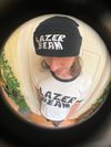 White / Black Ringer T Shirt