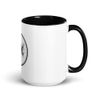 White Ceramic Mug with Color Inside