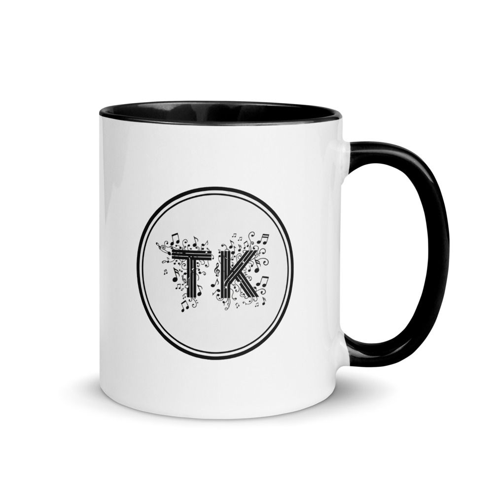 White Ceramic Mug with Color Inside