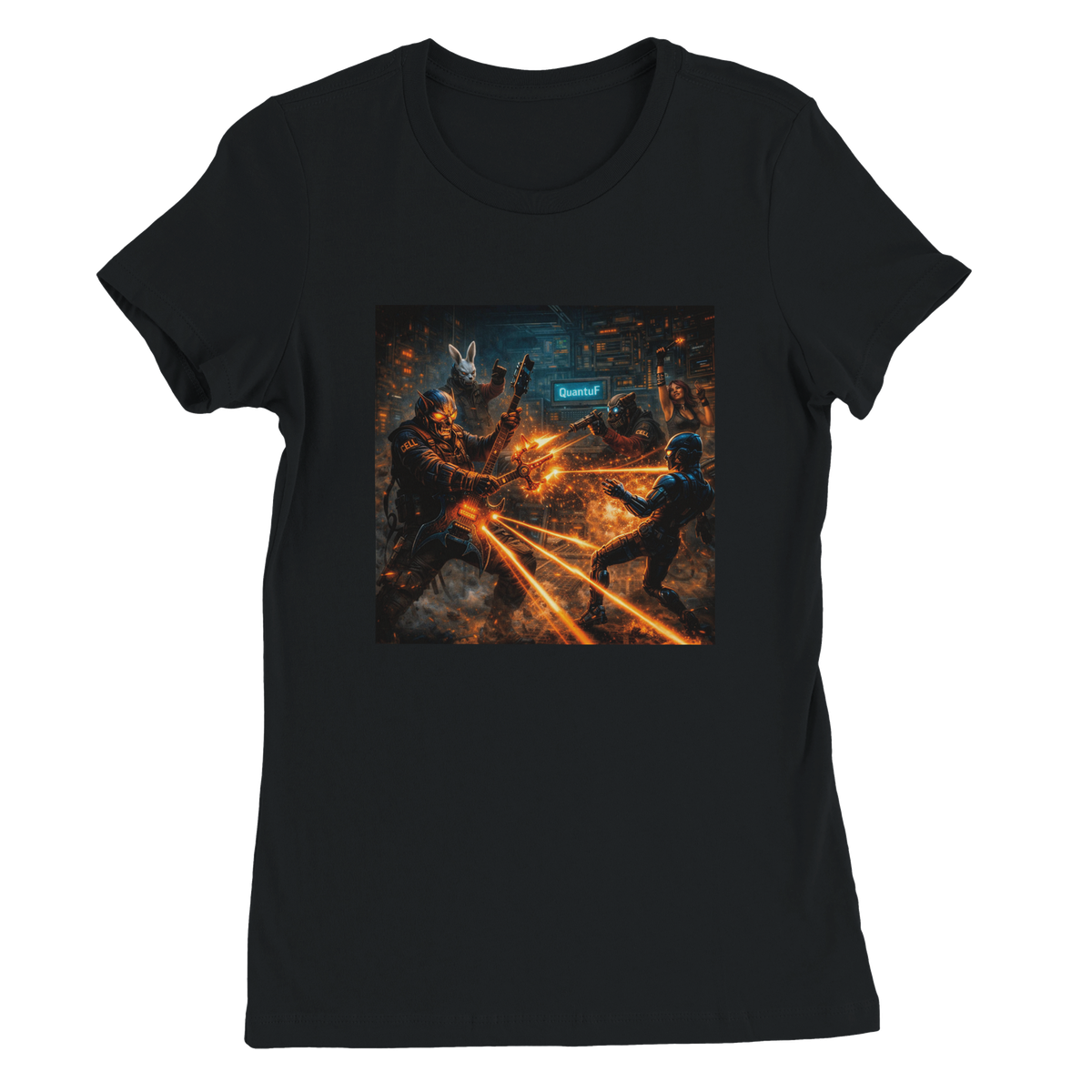 Dance Like QuantuF Can Bleed - Women’s Cut T-Shirt