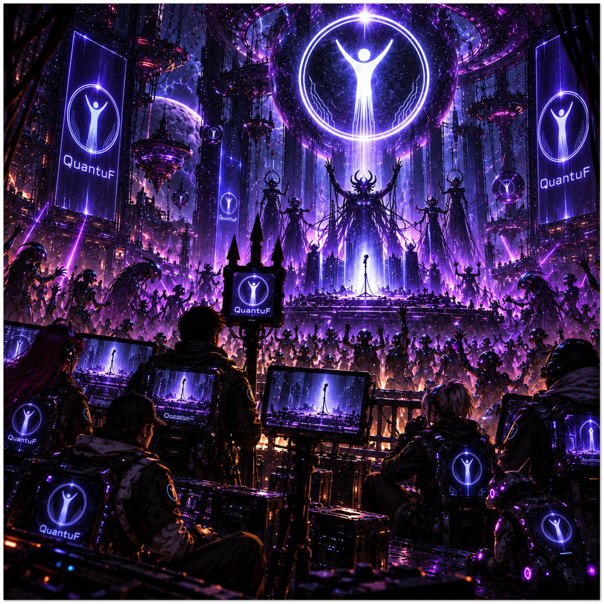 By the Time QuantuF Comes, No One Will Be Left to Sing - Fine Art Poster