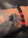 NEW!! BLACK WIDOW BASS BALL END BRACELET