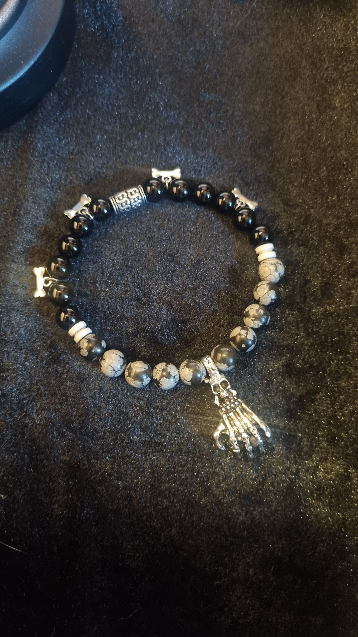 BONE DIGGER BASS BALL END BRACELET (MENS)