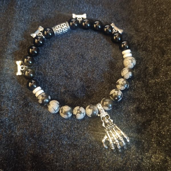 BONE DIGGER BASS BALL END BRACELET (MENS)