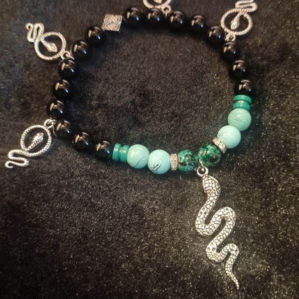 Serpent's Secret Bass Ball End Bracelet