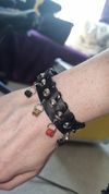 Leather Ball End Bracelet (1 OFF!!)