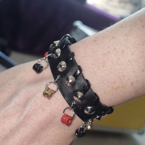 Leather Ball End Bracelet (1 OFF!!)