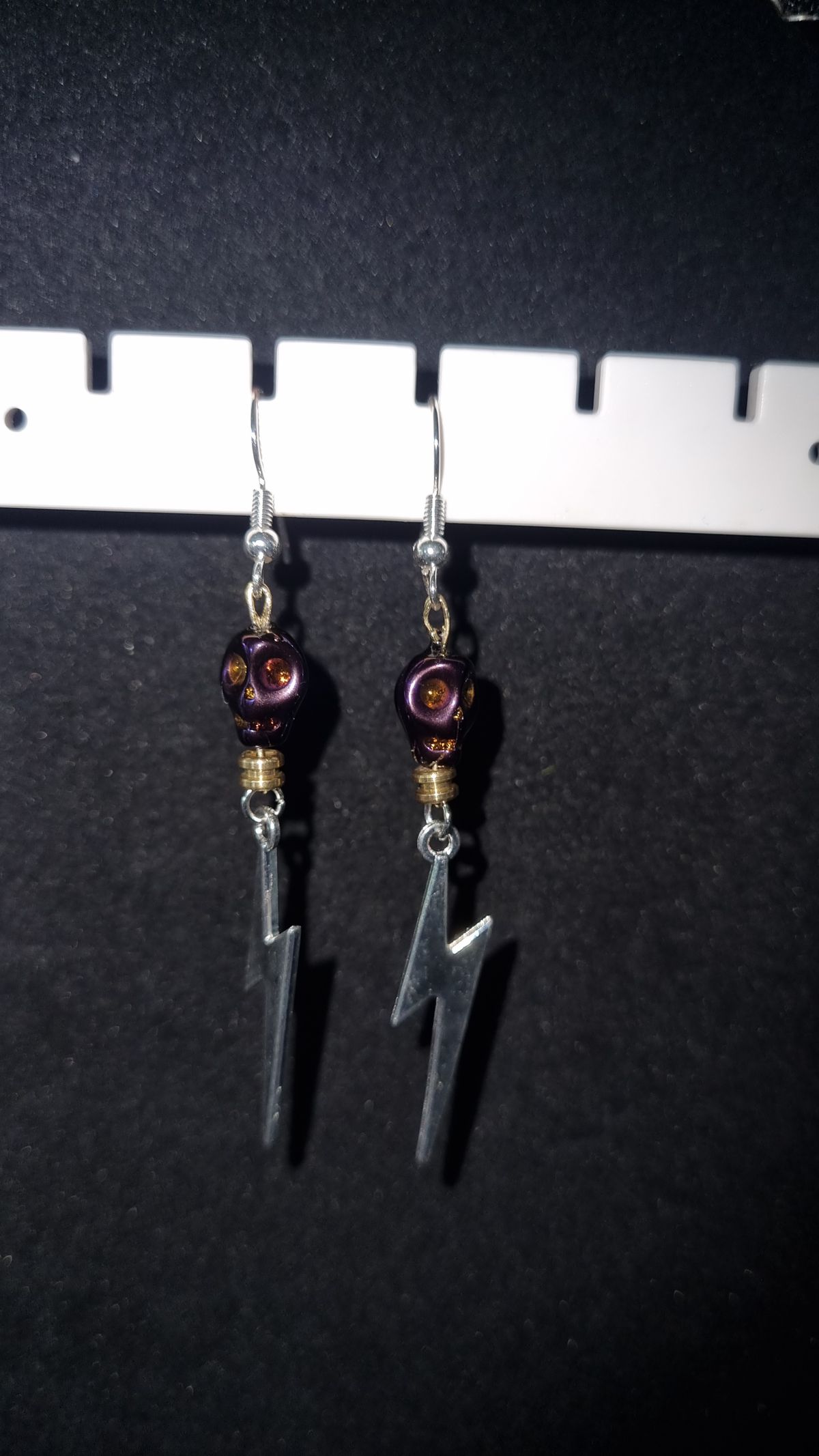 LIMITED EDITION THUNDER SKULL EARRINGS! ⚠ One Off!!