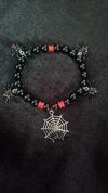 NEW!! BLACK WIDOW BASS BALL END BRACELET