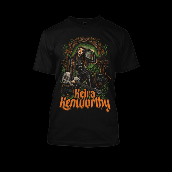 CEMETERY CATS - Orange & Green T-Shirt