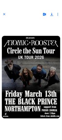 Poison Zoomak supporting Atomic Rooster
