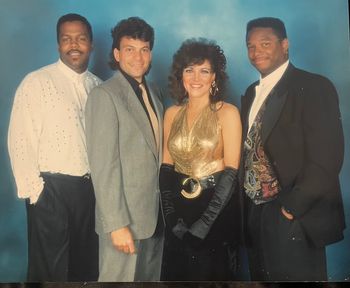 Legends Live Show From Left Brent Carter, Frankie Mastro, Maura McKinney Mastro & Percy Travis 3.
