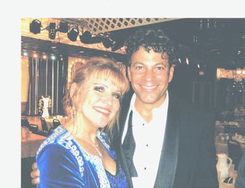 Maura and I after one of our shows
