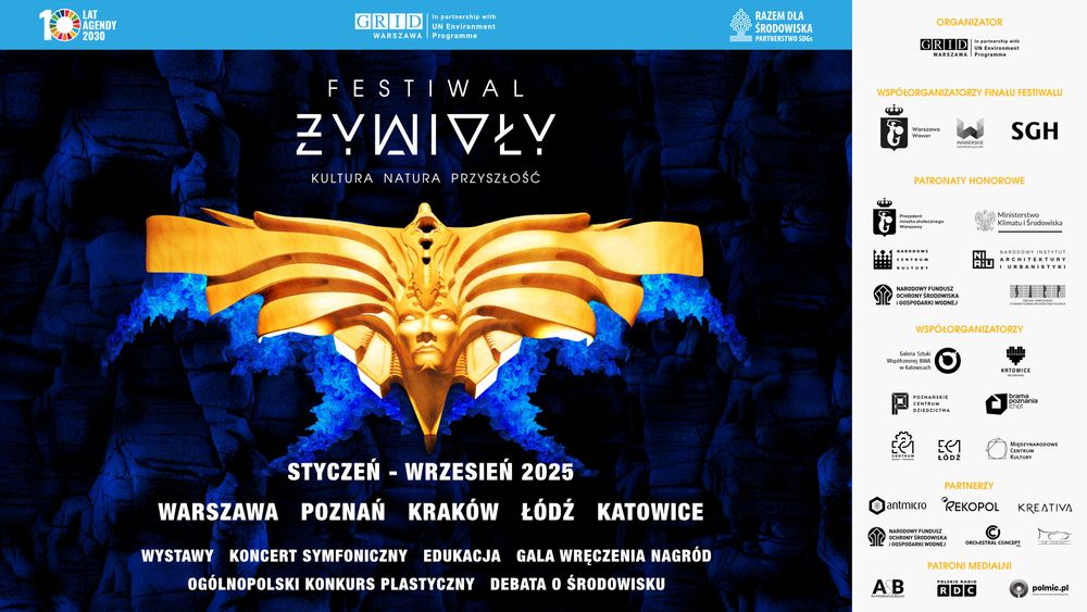 Plakat „Festiwalu Żywioły” edycji 2025