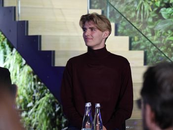 Igor Grochal (wiceprzewodniczący Młodzieżowej Rady Dzielnicy Śródmieście w Warszawie).
