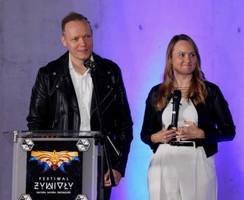 Pomysłodawcy „Festiwalu Żywioły”, Marta Krawczyk oraz Paweł Pudło dokonali podsumowania rocznych działań przedsięwzięcia.

