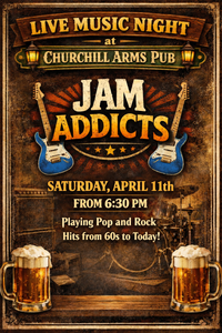 Jam Addicts Rock The Churchill Arms Pub!