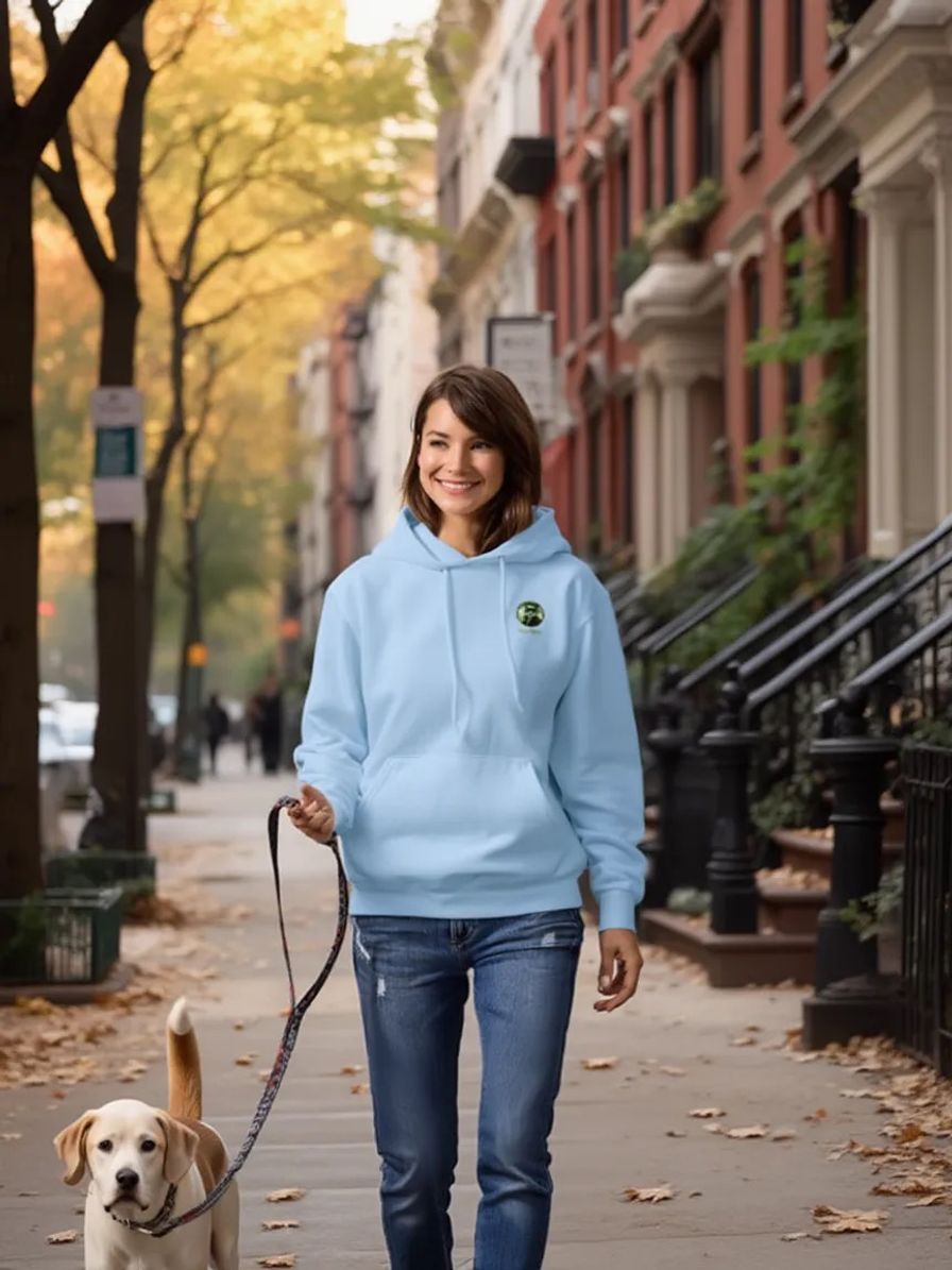 Wear Back to the Arcade everywhere. Fabian Starr's blue hoodie combines comfort with electronic music vibes. Available in multiple colors (blue, black, navy, gray) and all sizes. High-quality
