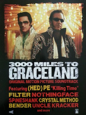 3000 Miles to Graceland soundtrack poster
