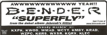 Ad for Superfly that ran in the radio trade publications
