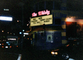 The Whiskey on a Wednesday in Feb 2000. Months before the record was released.
