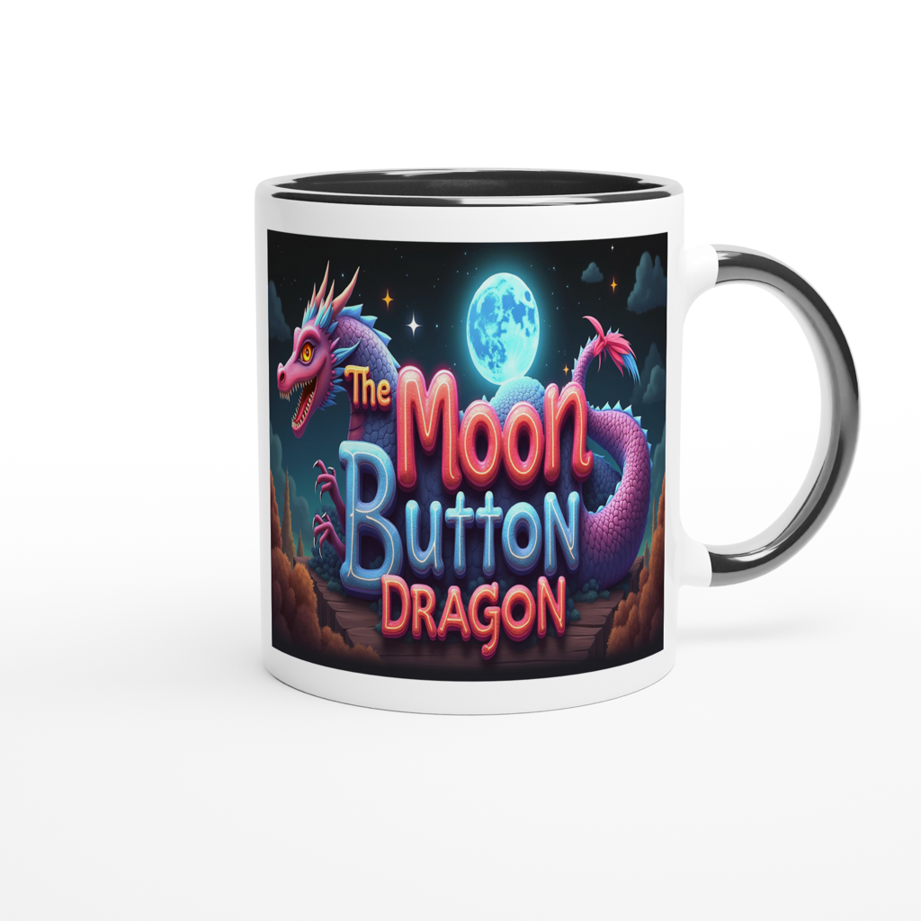 Bed Time Stories For Children: The Moon-Button Dragon - Ceramic Mug