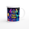 Bed Time Stories For Children: The Moonlit Lullaby of Pippin the Dragon - Ceramic Mug