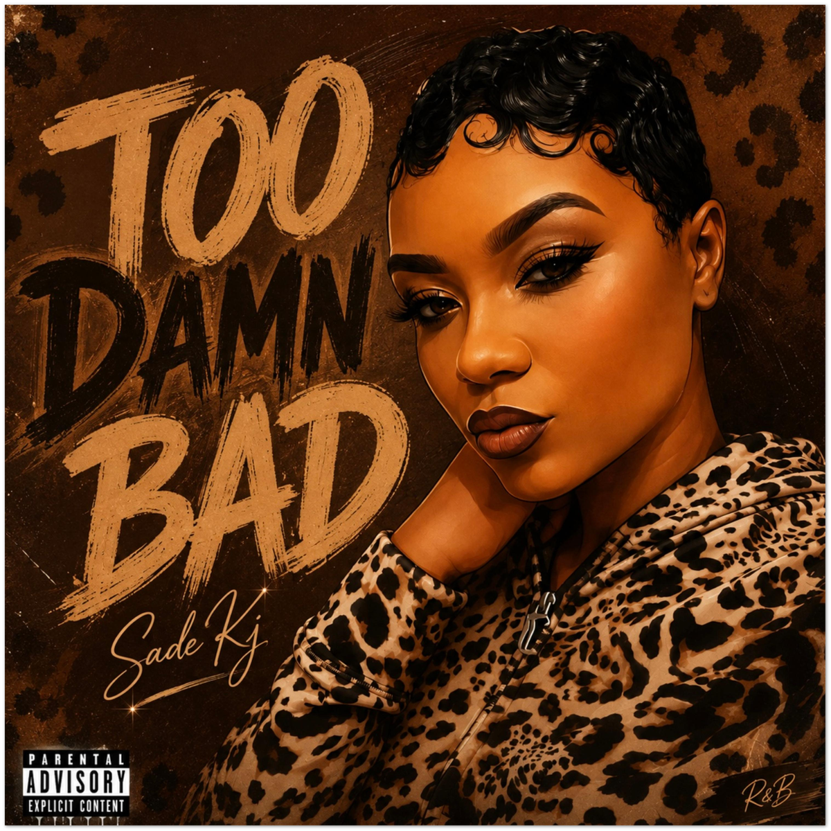 Too Damn Bad — Official Sade Kj Poster