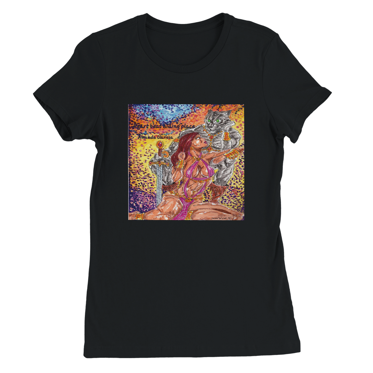 Heart beat hiding place - Women’s Cut T-Shirt