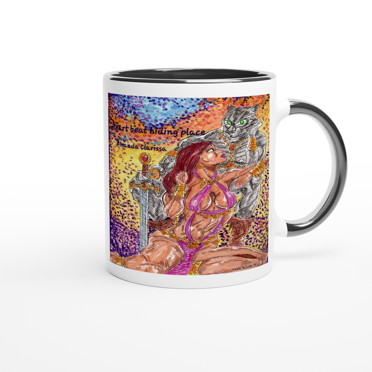 Heart beat hiding place - Ceramic Mug