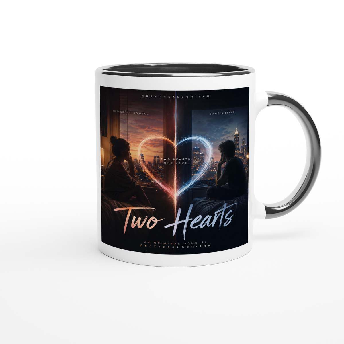 Two Hearts - Ceramic Mug
