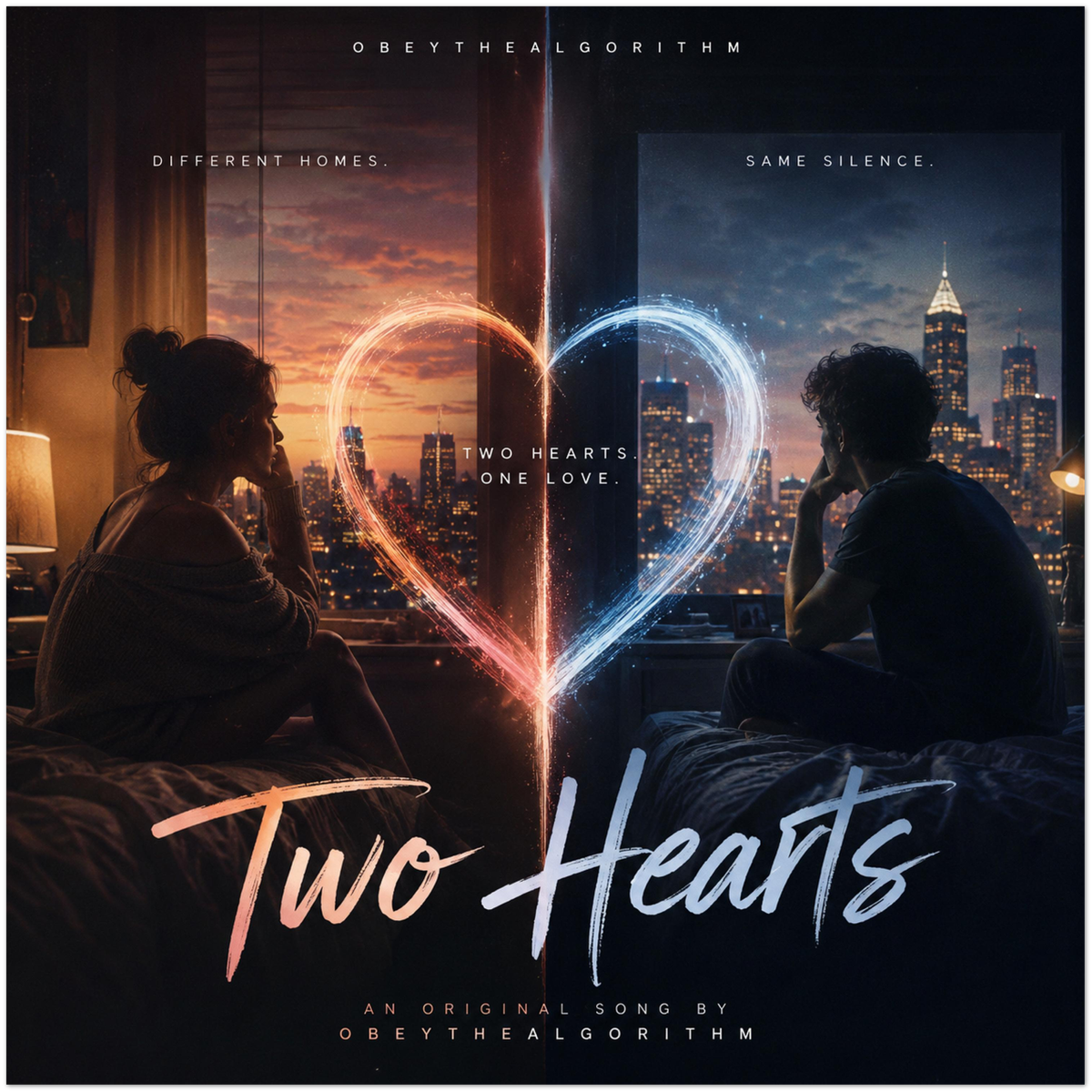 Two Hearts - Fine Art Poster
